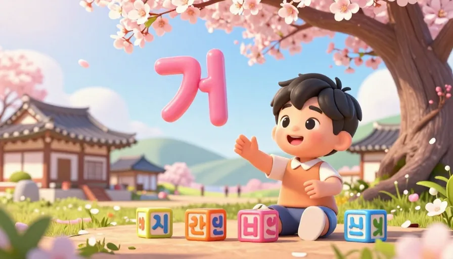 Guía Completa del Abecedario Coreano del Sur: Aprende Hangul con Ejemplos y Pronunciación - visual 1