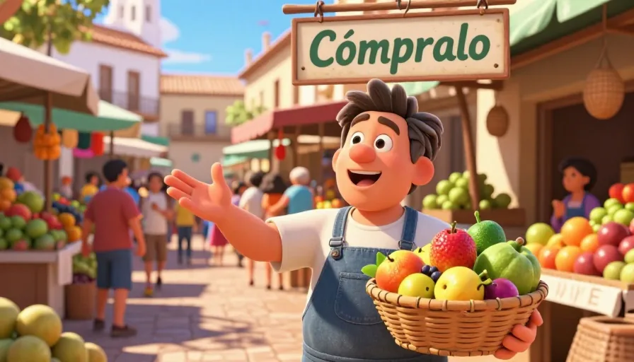 Cómpralo: Mastering the Imperative Form in Spanish with Practical Examples - visual 1
