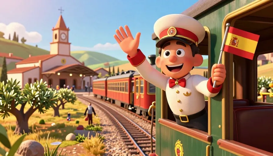 Trains in Spanish: A Complete Guide to Vocabulary, Phrases, and Travel - visual 1