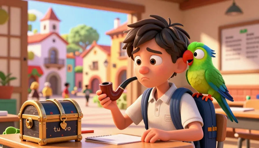 Tubo o tuvo: Cómo distinguir entre el verbo y el sustantivo en español - visual 1