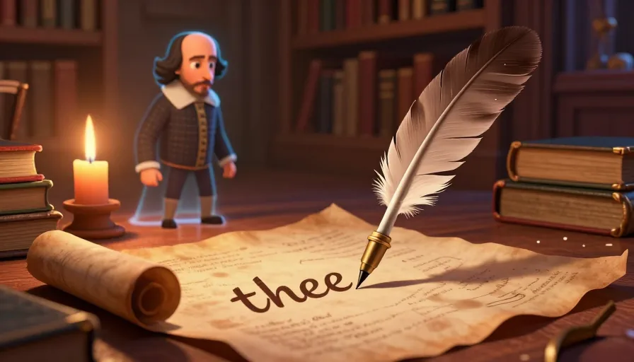 Mastering thee def: Understanding the Archaic Pronoun in Historical and Literary Contexts - visual 1