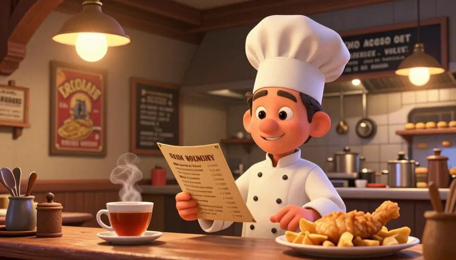 Guía Completa de Vocabulario y Frases para un Restaurante en Inglés - visual 1