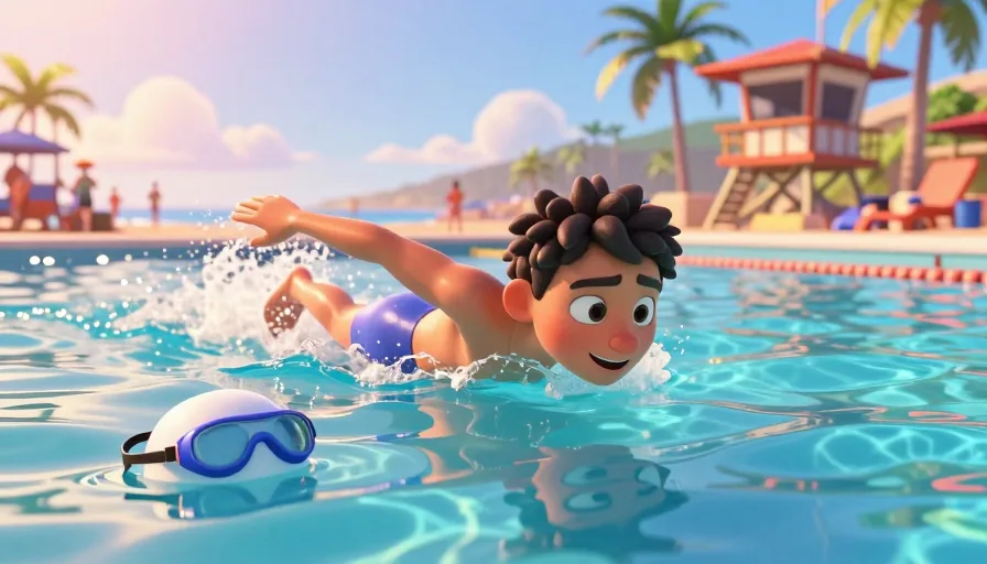 Aprende Natación en Inglés: Vocabulario y Frases Esenciales para Nadadores (natación en ingles) - visual 1