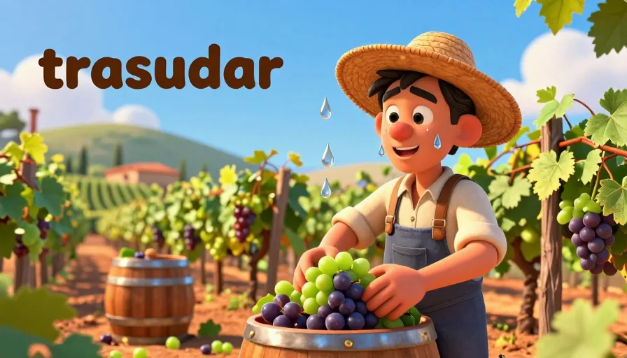Mastering Trasudando: Comprehensive Conjugation Guide for Spanish Learners - visual 1