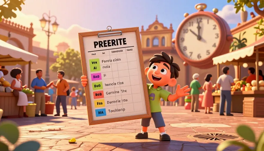 Mastering the Spanish Preterite Verb Chart: A Comprehensive Guide - visual 1