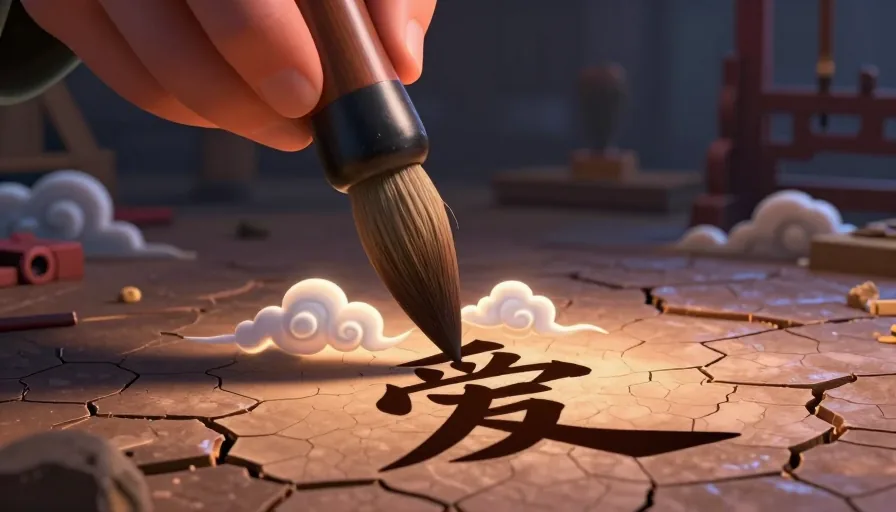 Mastering Love in Chinese Writing: A Comprehensive Guide to the Character 愛 - visual 1