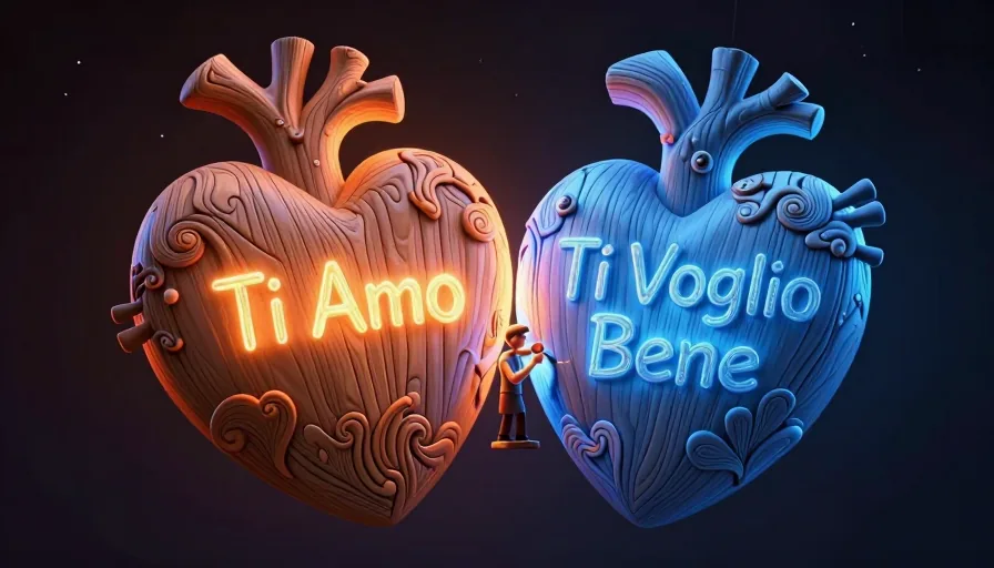 You Love in Italian: Mastering 'Ti Amo' and 'Ti Voglio Bene' - visual 1
