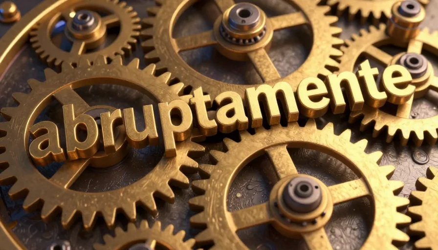Mastering 'Abruptamente': Understanding and Using the Spanish Word Correctly - visual 1