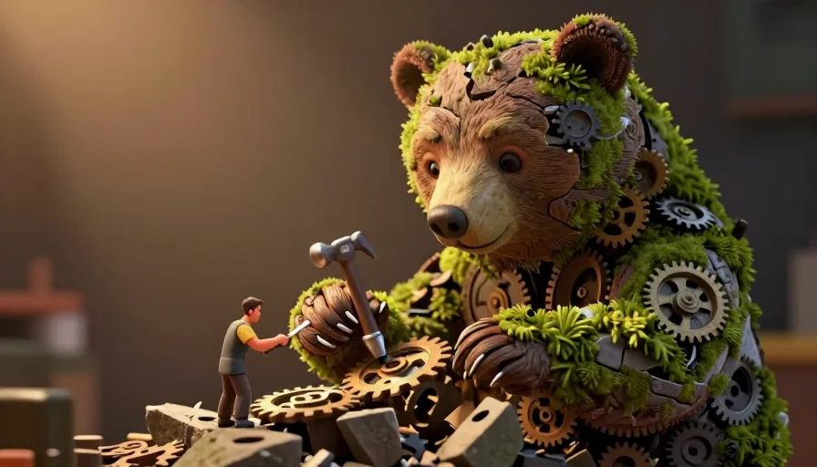 Mastering the Bear Past Tense: Simple Past and Past Participle Forms - visual 1