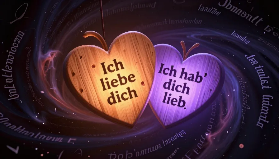 Understanding Love in German: Ich liebe dich vs. Ich hab' dich lieb - visual 1